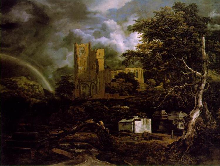 Jacob van Ruisdael Jewish Cemetery china oil painting image